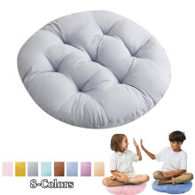 15.8Inch Round Floor Cushions, Flexible Seating Classroom Furniture Floor Pillow for Home, Yoga and Meditation (Gray, 1Pack)