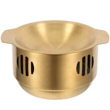 1 Set Vintage Style Non-Stick Cooking Pot And Stove Rack For Outdoor Picnic 11.8x5.8x3.5in