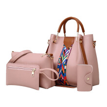 Kabelky pre ženy, veľká kabelka cez rameno, taška z umelej kože, crossbody, sada dámskych peňaženiek, 4 ks