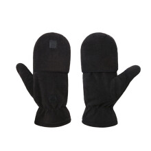 Warme wanten voor hardlopen, 1 paar, zwart, polarfleece