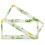 Watercolor Lemon and Green Leaves License Plate Frames 2