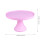 Pink Plastic Cake Stand for Wedding Decoration 7.5 Inches 1