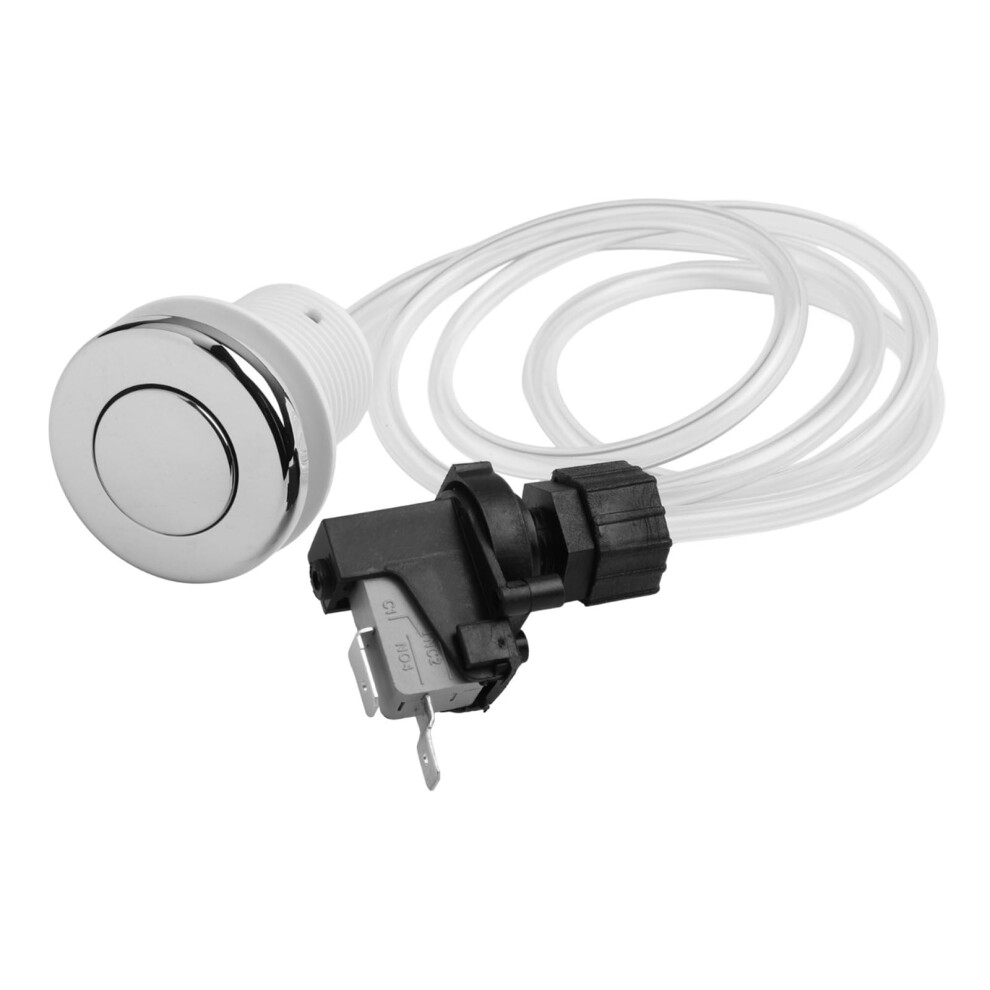 Garbage Disposal Air Switch Kit Air Switch Button Kit For Spa Tub Hot Tubs Processor Switch Electrical Equipment Supplies Tools 32Mm Silver 9193271247319