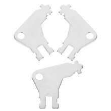 Kitchen Paper Towel Dispenser Keys Iron 3Pcs 1.54X1.18X0.04In