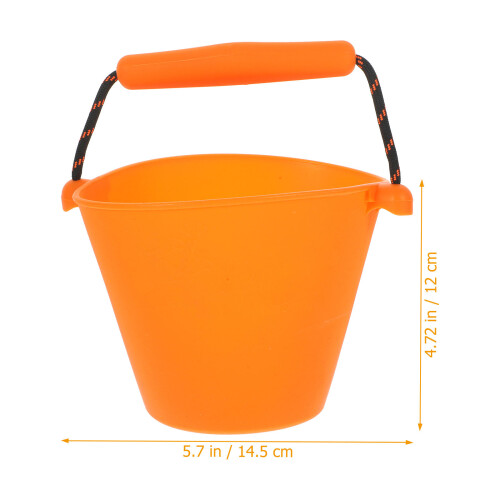 6Pièces Seaux Pliante Multi-Usage Silicone Couleurs Vives Pour 2
