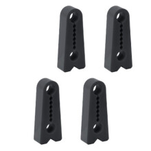4pcs Silicone Car Door Shock Absorbing Pads Reduce Noise Vibrations Automotive Door Buffer Damping Seal Pad