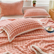 Bubble Velvet Throw Blanket 47.24"x78.74", Super Thick Fleece for Couch, Bed, Sofa & Office Nap