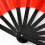 Bamboo Line Dance Popping Fan, 34 cm, Foldable 5