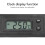 Digital Thermometer Clock Display ABS Refrigerator 7