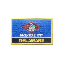 1 PCS Delaware Flag US State Flag Patch