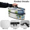 Portable Steamer Case Butterfly and Flowers Pattern Protective Protective Iron Accessories, Bag Only 5