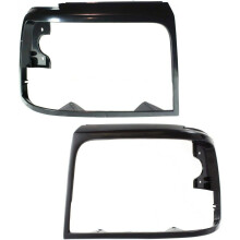 Black Headlight Trim Bezels LH & Pair for Ford Bronco/F150/F250/F350 1992–1997 | Compatible with FO2512131, F3TZ13064AAA