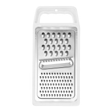 Stainless Steel Potato Grater 3 in 1 Kitchen Multifunctional Flat Grater, Cheese Grater with Handle, Stainless Steel Grater, Rectangular, Non-.