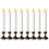 LED Flameless Candles White ABS 8 pcs 3
