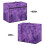 Purple Tie-Dye Sewing Machine Cover with Handle and Zipper 3