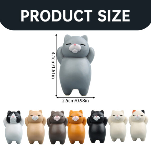 3D Cat Fridge Magnet Realistic Cartoon 1 Piece 1