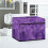Purple Tie-Dye Sewing Machine Cover with Handle and Zipper 5