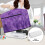 Purple Tie-Dye Sewing Machine Cover with Handle and Zipper 6