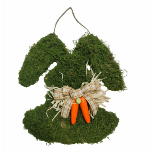 Artificial Easter Wreath with Carrots & Moss – 1 Piece 2