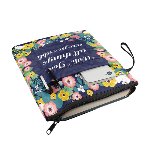 Paperback bogomslag med lynlås til studerende og bibel 2