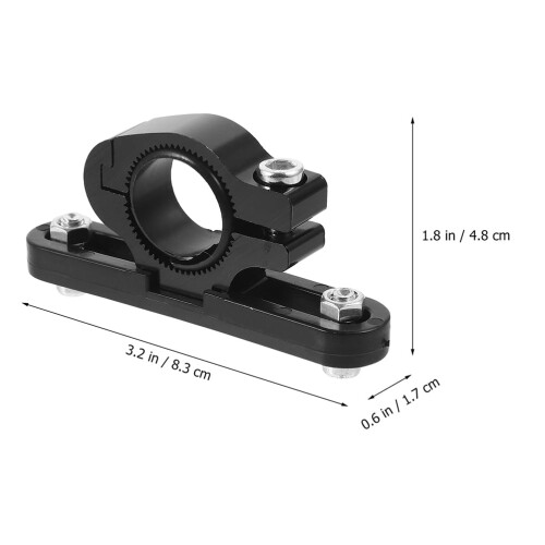 Black Bottle Mount Adapter 3Pcs 1