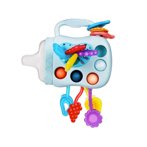 Montessori baby sensory toy with pull string for 6–18