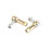 Pair 10mm Tie Rod End Ball Joiner for 110cc 125cc 1