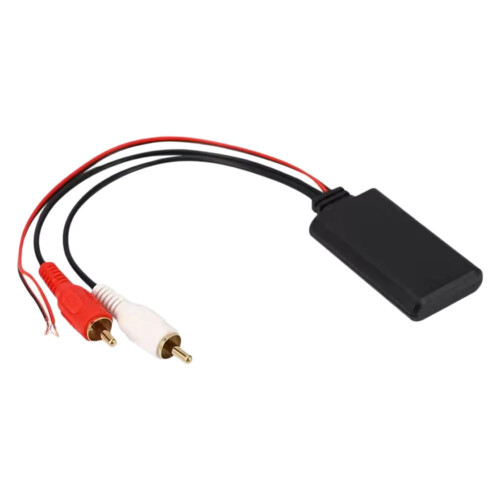 Et universelt trådløst Bluetooth-lydmodul til biler med RCA AUX-interface. 1