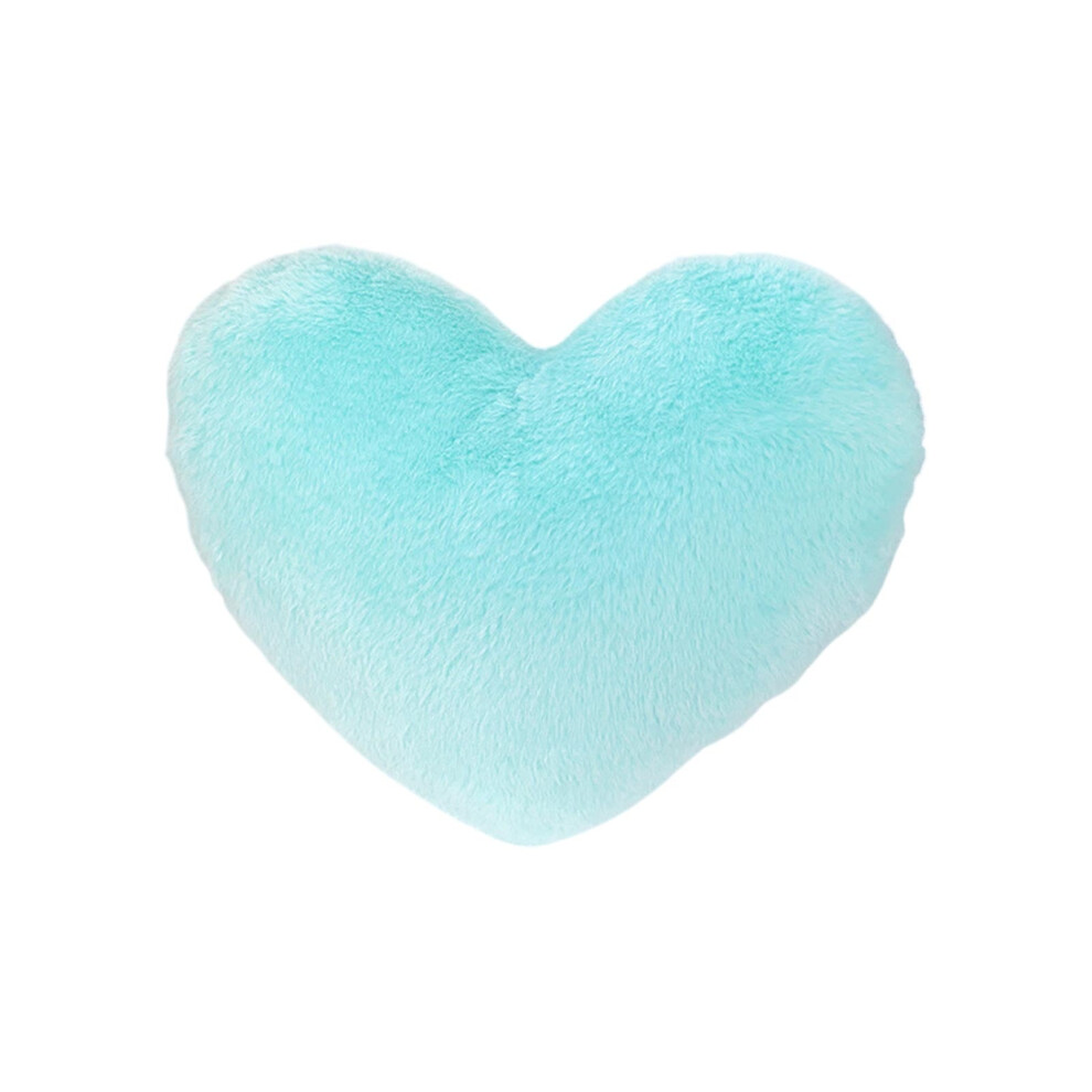 Rabbit Fur Heart Pillow Soft Plush Decorative Cushion 1