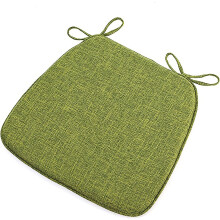 Cuscinetti antiscivolo per sedie da pranzo con lacci e rivestimento sfoderabile, spessore 5 cm, 43x40 cm, morbidi e comodi cuscini per cucina/ufficio