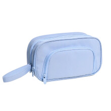 DAMAI Large Pencil Pouch with 3 Compartments, Extra Large Capacity Organizer for Pens, Markers, Makeup & Travel – Compatible with Standard