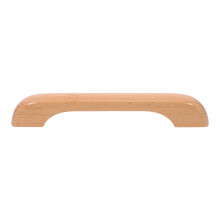 Poignées de tiroir en bois massif, boutons de porte pour meubles de cuisine, marron clair