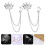 4Pièces Broche Bijou Argent Pour Costume 7