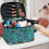 Cosmetic Bag Butterfly Floral Pattern Large Capacity 5