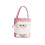 Pink Christmas Drawstring Gift Bag – Polyester, 42x23cm 2