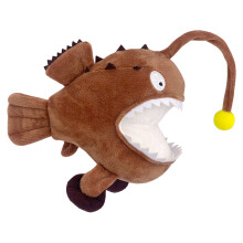 (Brown) Anglerfish Plush Toy - Soft Kids Gift (50 Char)