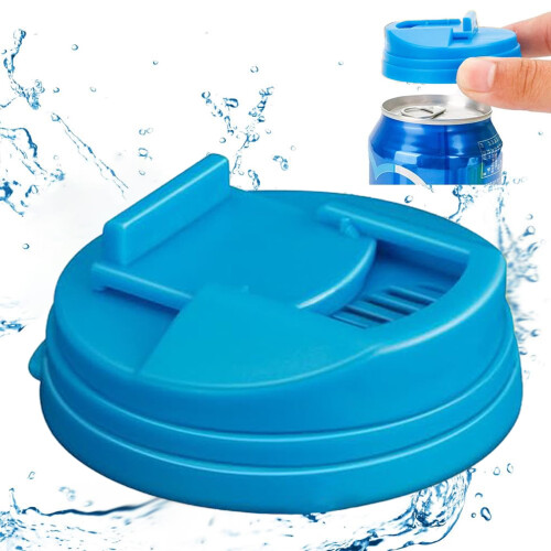 Reusable Can Lid Covers - Spill Proof Seal For Soda, Bee Beverage Protector 1