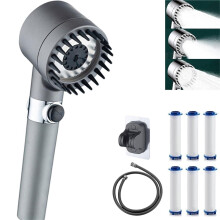 Showerhead, Filtered Shower Head, High Pressure Shower Head, Ion Drops Shower Head Filters, Multifunctional Massage Shower Filters
