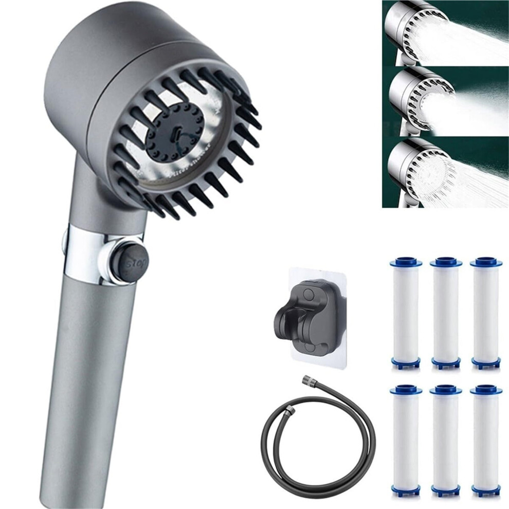 Showerhead, Filtered Shower Head, High Pressure Shower Head, Ion Drops Shower Head Filters, Multifunctional Massage Shower Filters 9327961890473