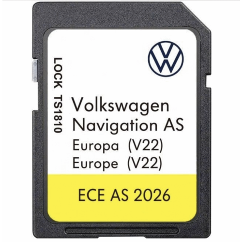 VW (AS) V22 2026  MIB2 Discover Media Sat Nav SD Card Map Update