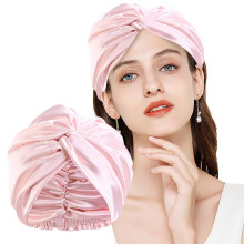 Satin Bonnet Sleep Cap for Women - Extra Large Reversible Adjustable Design for Curly and Natural Hair During Slumber