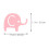 Elephant Paper Confetti Decorations 200 Pieces 2