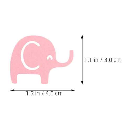 Elephant Paper Confetti Decorations 200 Pieces 1