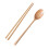 Portable Bamboo Chopsticks and Spoon Set 1 Set 3