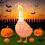 Halloween husí kostým dýně čarodějnice duch venkovní 6