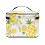 Pineapple Grid Print Makeup Bag Large Capacity Double Zipper 4
