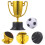 Plastic Trophy Award Set 2 Pieces 7