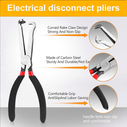 2PCS Electrical Disconnect Pliers Connector Separator Set Terminal Removal Tool 1