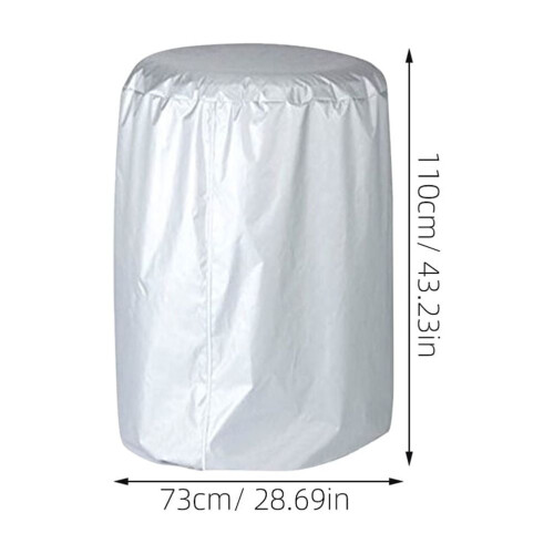 Θήκη προστασίας ελαστικών WHAMVOX 110,00X73,00X0,10CM ασημί 1