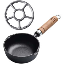 Cast Iron Small Frying Pan 11x4 cm and 13x5 cm Uncoated